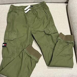 Tommy Hilfiger Kids Green Cargo Joggers